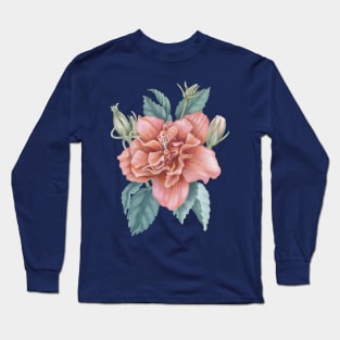 Hibiscus Crystals Long Sleeve T-Shirt